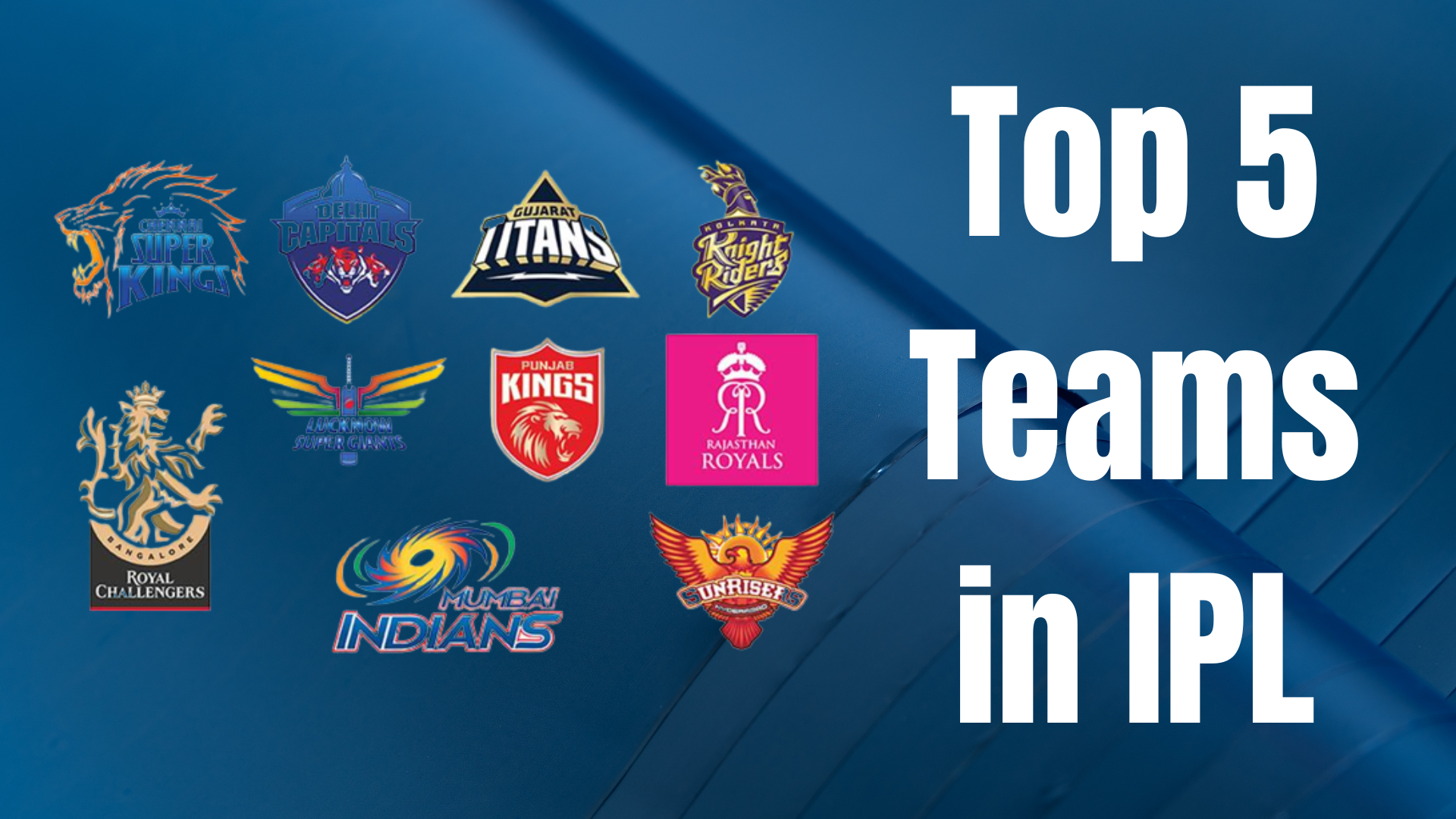 Top 5 Teams in IPL History: Mumbai Indians, Chennai Super Kings, and More